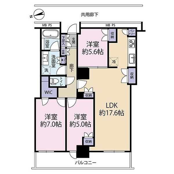 間取りを拡大表示