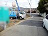 外観：前面道路＆現地土地外観