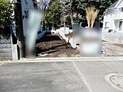 前面道路＆土地現地