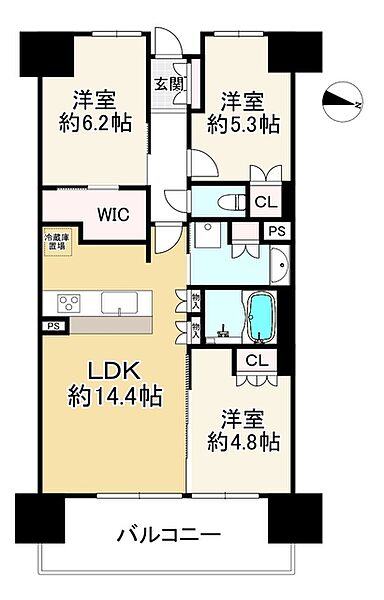 間取りを拡大表示