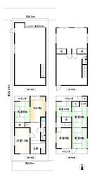 近鉄けいはんな線 長田駅 徒歩14分 6DKの間取り