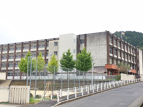 Beautiful mountainous landscape with colorful sky