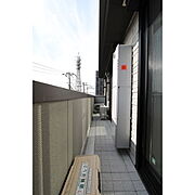 ワイドタイプのバルコニー