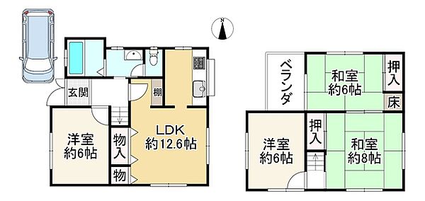 間取りを拡大表示