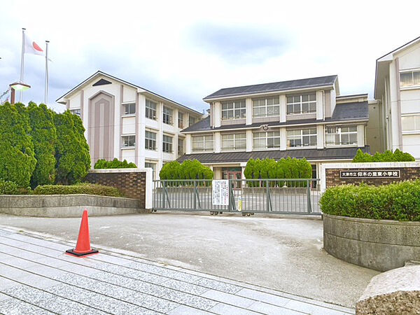 Beautiful mountainous landscape with colorful sky