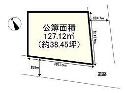 滋賀県大津市苗鹿2丁目の土地画像