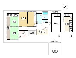 栗東市六地蔵 3LDKの間取り