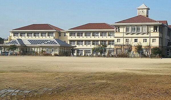 Beautiful mountainous landscape with colorful sky