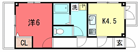 アミティ高原 2F ｜ 京都府京都市左京区田中東高原町38-2（賃貸マンション1DK・2階・30.00㎡） その2