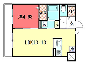 ベルフォレ大山 303 ｜ 京都府京都市左京区一乗寺払殿町22-19（賃貸アパート1LDK・3階・41.36㎡） その2