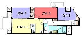 （仮称）D-ROOM左京区一乗寺樋ノ口町 205 ｜ 京都府京都市左京区一乗寺樋ノ口町56（賃貸マンション3LDK・2階・62.92㎡） その2