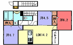 物件の間取り