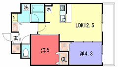 物件の間取り