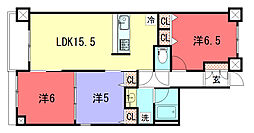 CedarForest京都北山 3LDKの間取図画像
