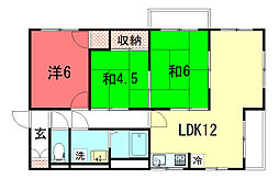 アルカサール葉山 3LDKの間取図画像
