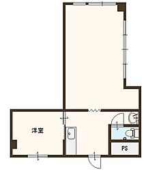西村マンションの間取図画像