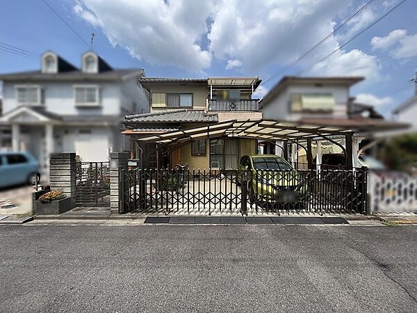 Beautiful mountainous landscape with colorful sky