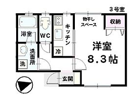 アクアポッド 203 ｜ 石川県金沢市増泉１丁目14-2（賃貸アパート1K・1階・28.73㎡） その2