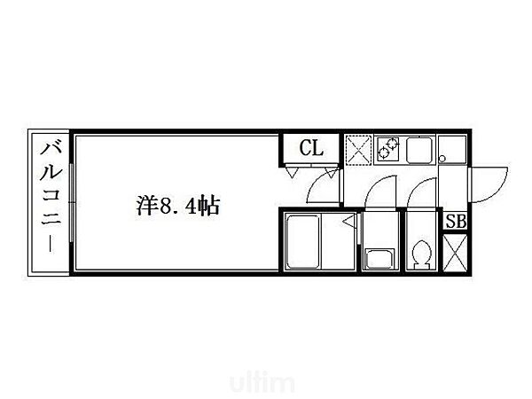 プリモベント円町 ｜京都府京都市上京区堀川町(賃貸マンション1K・4階・25.01㎡)の写真 その2