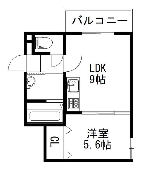 Art Village　敬寂　丹波橋 ｜京都府京都市伏見区西大黒町(賃貸アパート1LDK・2階・35.00㎡)の写真 その2