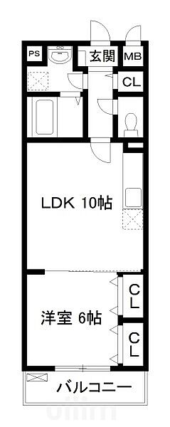 アサンテサーナ ｜京都府京都市下京区中堂寺北町(賃貸マンション1LDK・2階・41.42㎡)の写真 その2