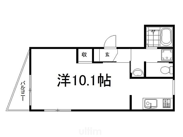 ミユスビル ｜京都府宇治市六地蔵奈良町(賃貸マンション1R・2階・29.50㎡)の写真 その2