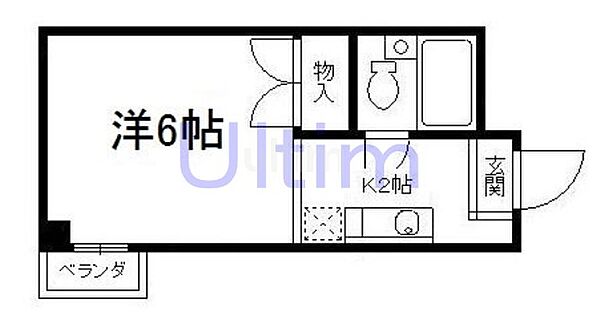 ピアシティー司 ｜京都府京都市伏見区深草川久保町(賃貸マンション1K・2階・18.00㎡)の写真 その2