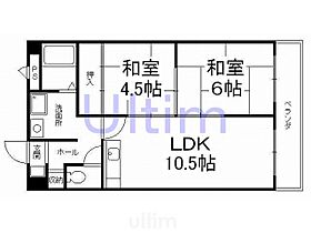 川村ビル  ｜ 京都府京都市伏見区南部町（賃貸マンション2LDK・4階・47.00㎡） その2