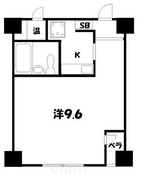 グランドパレス堀川 ｜京都府京都市下京区妙満寺町(賃貸マンション1K・9階・24.17㎡)の写真 その2