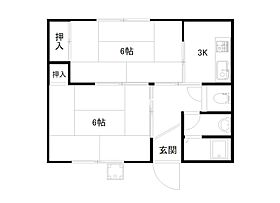 宇治市五ケ庄野添　テラス  ｜ 京都府宇治市五ケ庄野添（賃貸テラスハウス2K・--・34.78㎡） その2