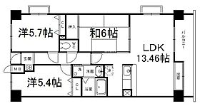 グランK’s  ｜ 京都府宇治市伊勢田町大谷（賃貸マンション3LDK・4階・67.96㎡） その2