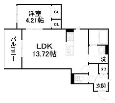 Villa西ノ京  ｜ 京都府京都市中京区西ノ京右馬寮町（賃貸アパート1LDK・3階・43.22㎡） その2