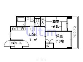 ソーラー福原21  ｜ 京都府京都市伏見区下鳥羽南柳長町（賃貸マンション2LDK・2階・50.00㎡） その2