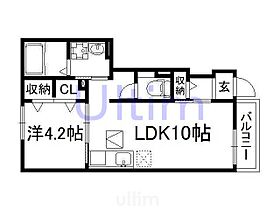 プロムナード醍醐II  ｜ 京都府京都市伏見区醍醐上ノ山町（賃貸アパート1LDK・1階・37.76㎡） その2