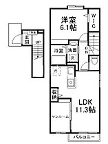 K．Trinity  ｜ 京都府京都市伏見区深草僧坊町（賃貸アパート1LDK・2階・50.74㎡） その2