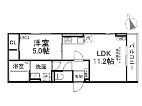 D-ROOM深草小久保町C  ｜ 京都府京都市伏見区深草小久保町（賃貸アパート1LDK・3階・41.70㎡） その2