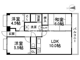 グローバル衣笠  ｜ 京都府京都市北区衣笠大祓町（賃貸マンション3LDK・4階・60.42㎡） その2