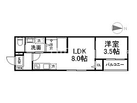 PREMIUM COURT 山科椥辻  ｜ 京都府京都市山科区椥辻中在家町（賃貸アパート1LDK・1階・28.24㎡） その2