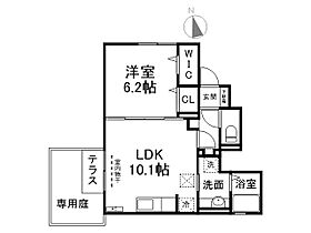 クレール森町  ｜ 京都府京都市中京区壬生森町（賃貸アパート1LDK・1階・40.81㎡） その2