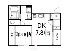 ルアーナ京都伏見  ｜ 京都府京都市伏見区榎町（賃貸アパート1DK・1階・31.70㎡） その2