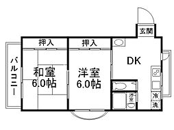 ハイツ紫峯 2階