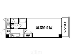 STRUCTURE鴨川紫明 1Kの間取図画像