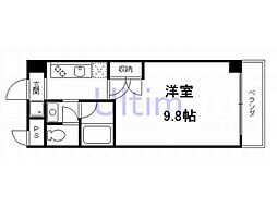 RECTANGLE伏見稲荷 1Kの間取図画像