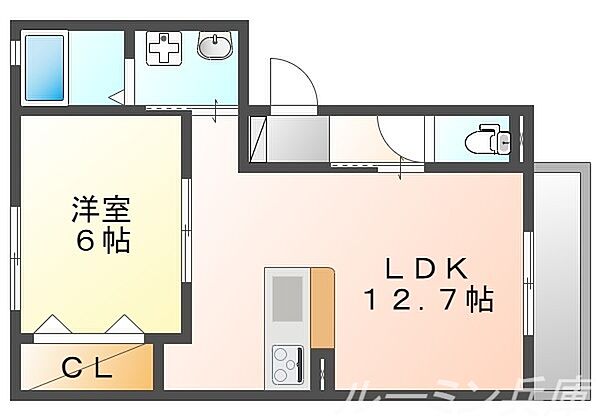 ローテローゼ大塚 102｜兵庫県三木市大塚(賃貸アパート1LDK・1階・42.72㎡)の写真 その2