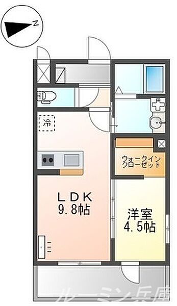 仮　小野市天神町新築アパート 201｜兵庫県小野市天神町(賃貸アパート1LDK・2階・36.00㎡)の写真 その2