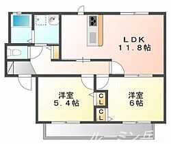 レクレドール西舞子 202 ｜ 兵庫県神戸市垂水区西舞子6丁目2-38（賃貸アパート2LDK・2階・56.75㎡） その2