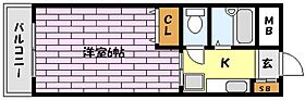 兵庫県神戸市東灘区鴨子ヶ原２丁目（賃貸アパート1K・2階・19.87㎡） その2