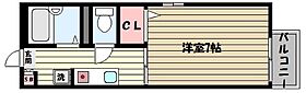 兵庫県神戸市東灘区御影郡家１丁目（賃貸アパート1K・2階・24.18㎡） その2