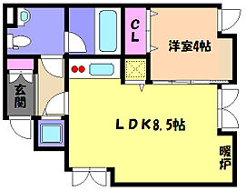 兵庫県神戸市東灘区住吉山手２丁目（賃貸マンション1LDK・1階・33.83㎡） その2