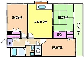 兵庫県神戸市東灘区御影塚町４丁目（賃貸マンション3LDK・5階・60.00㎡） その2